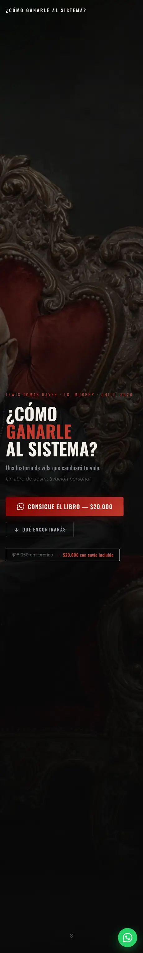 Sitio de ¿Cómo ganarle al sistema?, hecho por RayoWeb