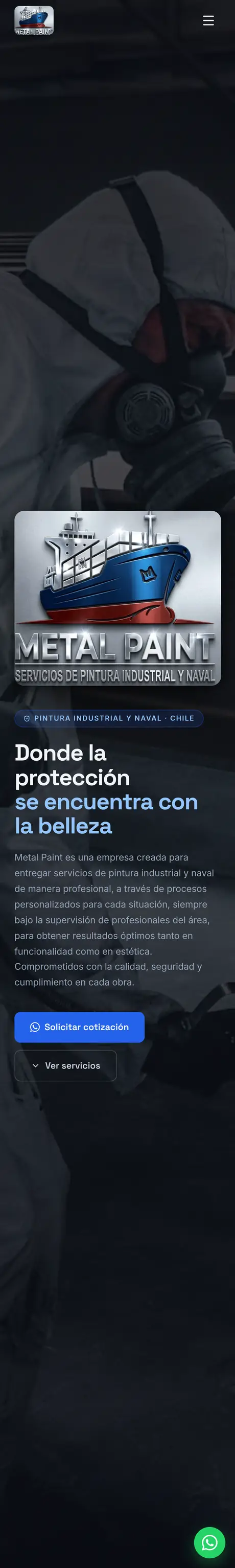Sitio de Metal Paint, hecho por RayoWeb
